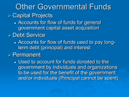 Other Governmental Funds - University of Tennessee at Martin