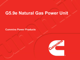 KTA19 Natural Gas Compression Power Unit