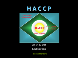 HACCP - Soegijapranata Catholic University