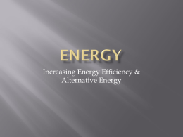 ENERGY - Rachel V Salyer's Blog