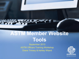 ASTM Online
