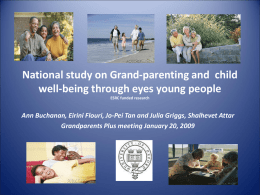 National study on Grand-parenting and child well