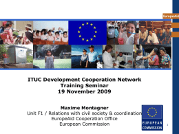 ITUC Training