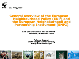 European Neighborhood Policy