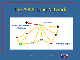APRS Introductory Overview