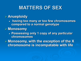 MATTERS OF SEX