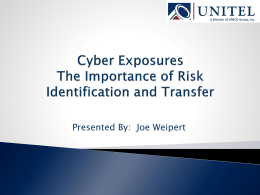 Cyber ExposuresThe Importance of Risk Identification and