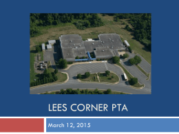 Lees Corner PTA