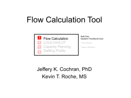 Flow Calculation Tool