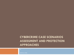 CYBERCRIME CASE SCENARIOS ASSESSMENT AND …