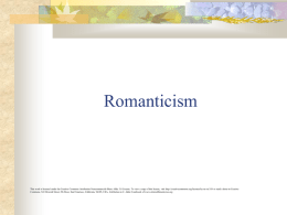 Romanticism - ottersoftheuniverse.org