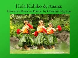 Hawaiian Hula Past & Present