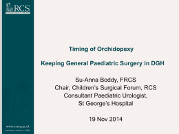 General Surgery of Childhood (GPS)