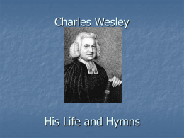 The Hymns of Charles Wesley - St. John's Richmond Church