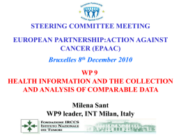 EUROPEAN PARTNERSHIP: ACTION AGAINST CANCER