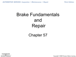 Brake Fundamentals