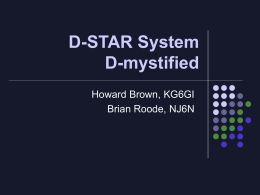 D-STAR Owners/Operators Round Table Meeting