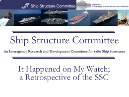 Project Overview - Ship Structure Committee