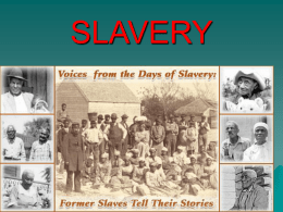 SLAVERY - MabryOnline.org