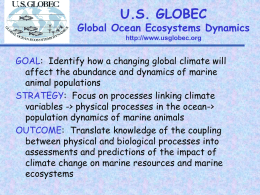 Marine Ecosystem Science