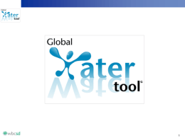 Business Case for WBCSD Global Water Tool