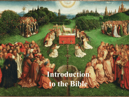 Introduction to the Bible - Xenos Christian Fellowship