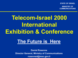 Israel's Telecom 2000 Event