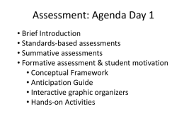 Workshop 2: Assessment