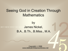 Philosophical Principles of Mathematics