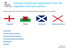 Planning and permitting roadmap for oil and gas