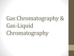 Gas Chromatography & Gas