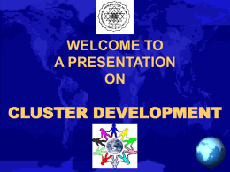 WELCOME TO PRESENTATION ON INITIATIVES AND &hellip;