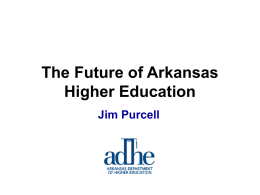 The Future of Arkansas Higher Education | 02.19.08