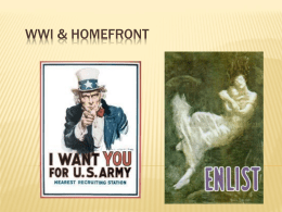 WWI & Homefront