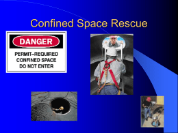 Confined Space Rescue - Central Westmoreland Career