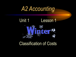 GCSE Accounting