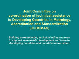 Joint Committee on co-ordination of technical assistance
