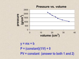 PowerPoint Lab Answers - Boyle&rsquo;s Law