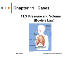 Chapter 7 Gases - College of San Mateo