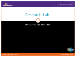 Research-Lab! Status 2010