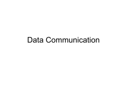 What is data communication?