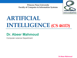 Artificial Intelligence - PNU-CS-AI