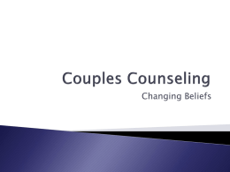 Changing Beliefs in Couples Counseling - Connect
