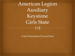 Keystone Girls state - PA Legion Auxiliary