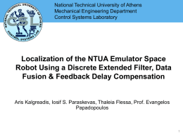 Localization of the NTUA Emulator Space Robot Using a