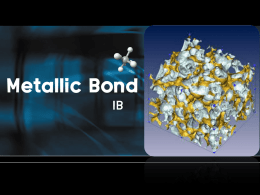Metallic Bond - Chemactive Online Help