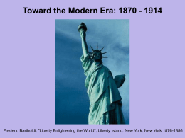 Chapter 18: Toward the Modern Era