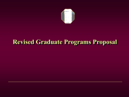 SE Graduate Programs.. - CCSE