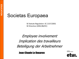 Societas Europeas