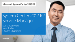 System Center Service Manager: Concepts, Architecture